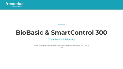 BioBasic and Smart Control 300: Track Record