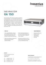 Gas Analyzer GA150 Datenblatt