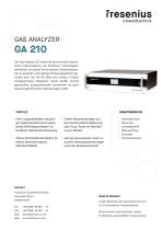 Gas Analyzer GA210 Datenblatt