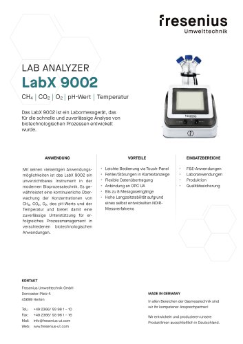 LabX 9002 Datenblatt