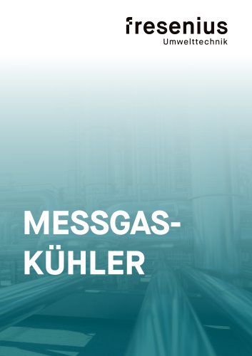 Messgask&uuml;hler der RCI-Serie