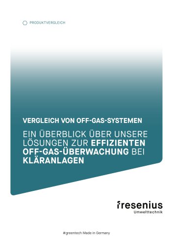 Off-Gas-Systeme f&uuml;r Kl&auml;ranlagen im Vergleich