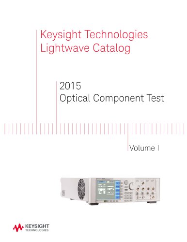 2015 Optical Component Test