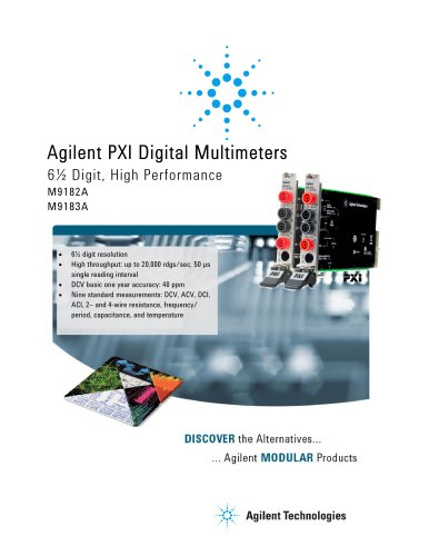 M9182A Digital Multimeter, 6½ digit, PXI