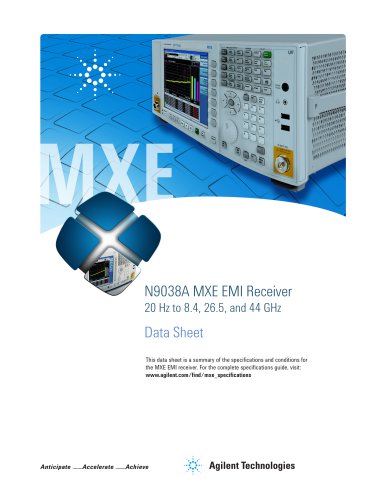 N9038A MXE EMI Receiver