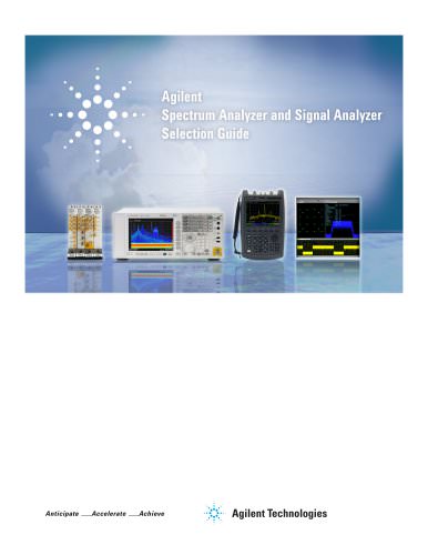 Spectrum Analyzers (Signal Analyzers)