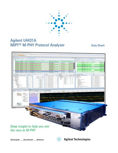 U4431A MIPI? M-PHY Protocol Analyzer