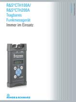 R&S®CTH100A/ R&S®CTH200A Tragbares Funkmessgerät - 1