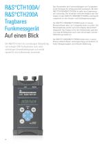 R&S®CTH100A/ R&S®CTH200A Tragbares Funkmessgerät - 2