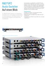 R&S®UPZ Audio Switcher - 2