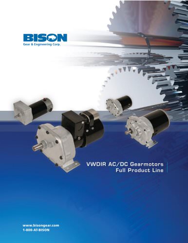 VWDIR AC/DC Gearmotors Full Product Line