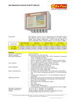 Gas Detection Control Unit ET-4D(A)2