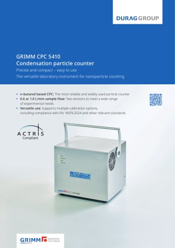 GRIMM CPC 5410 Condensation Particle Counter