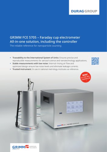 GRIMM FCE 5705 &ndash; Faraday cup electrometer All-in-one solution, including the controller