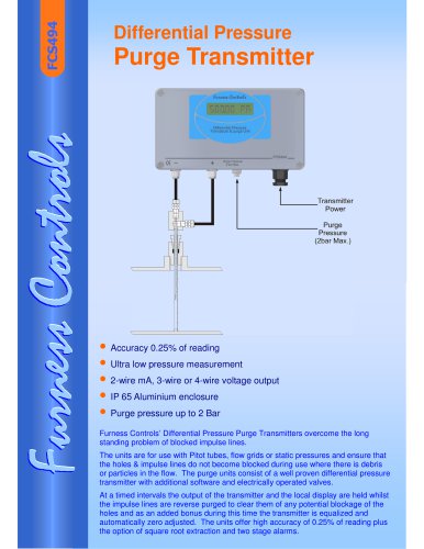 FCS494 - Differential pressure purge transmitter