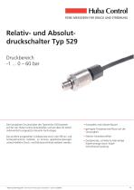 Elektronischer Druckschalter 529 -1 ... 0 - 60 bar