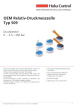 OEM Druckmesszelle 509 0 ... 2.5 - 250 bar