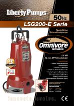 LSG200-E Series Grinder Pumps - 1