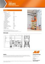 Modell 2032ES SCHERENARBEITSBÜHNEN-2