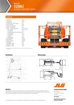 Modell 520AJ GELENKTELESKOPARBEITSBÜHNE - 2