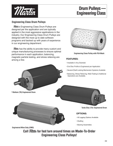 Conveyor Pulleys-Engineering Class