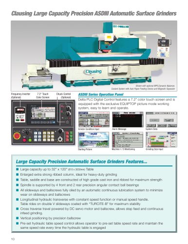 ASDIII Large Capacity Automatic Surface Grinders