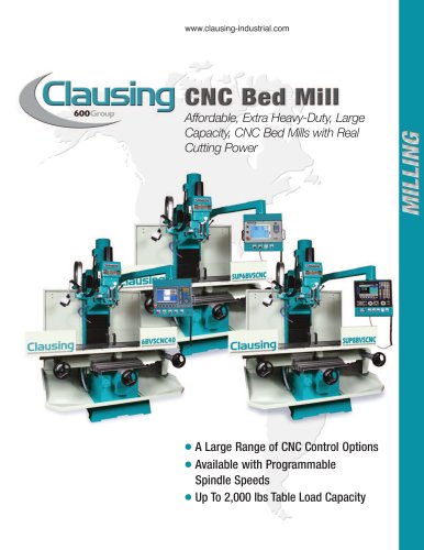 Clausing CNC Bed Mills