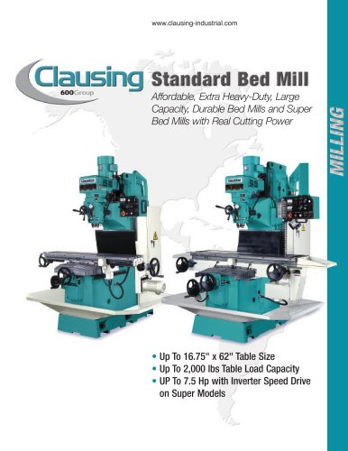 Clausing Standard Bed Mills