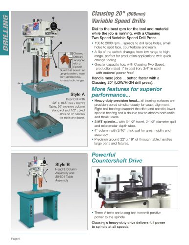 Drilling Sections