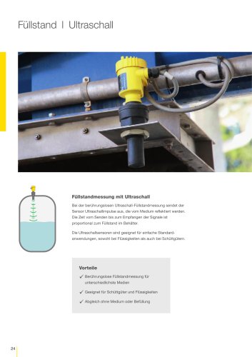 Produktkatalog: Ultraschall VEGASON (F&uuml;llstand)