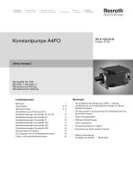 Konstantpumpe A4FO - 1