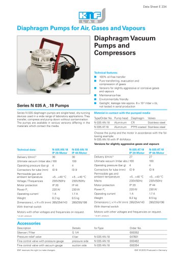 Datasheet N 035 AN.18