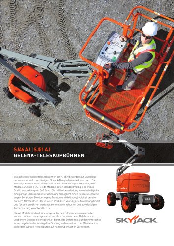 GELENKTELESKOPBÜHNEN SJ 46AJ