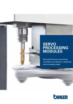 Flyer Bihler servo processing modules