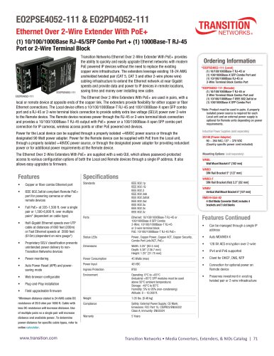 EO2PSE4052-111 & EO2PD4052-111