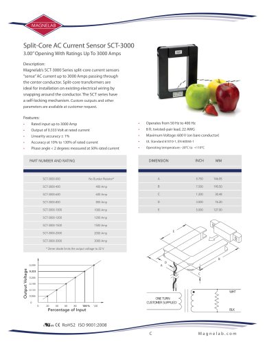 SCT-3000 Split Core Current Transformer