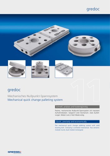 gredoc, Mechanisches Nullpunkt-Spannsystem