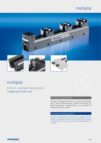 multigrip, Einfach- und Mehrfachspanner