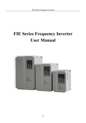 VTdrive FIE Series Frequency Inverter for motors