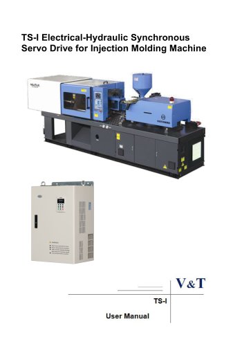 VTdrive TS-I Electrical-Hydraulic Synchronous Servo Drive for Injection Molding Machine Manual