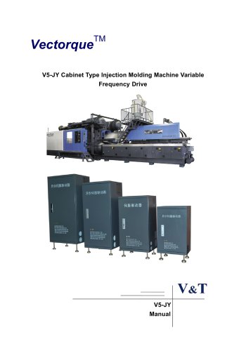 VTdrive VY-JY Cabinet Type Injection Molding Machine Variable Frequency Drive(VFD) Manual