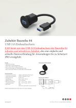 Baureihe 84. USB 3.0 Einbaubuchsen. - 1