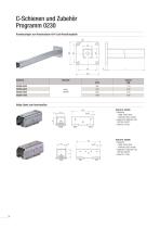 Leitungswagensysteme für C-Schienen Programm 0230 - 16