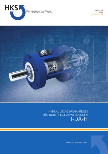 HYDRAULISCHE DREHANTRIEBE FÜR INDUSTRIELLE ANWENDUNGEN I-DA-H