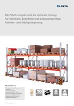 Regalsysteme  - Paletten- und Kragarmregale Palettenregale Kragarmregale-3