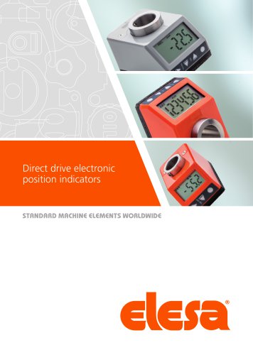 Direct drive electronic position indicators