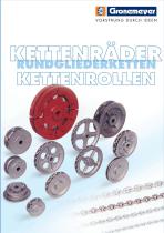 Sprocket wheels, Chain roller, Round link chains - 1