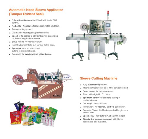 Automatic Neck Sleeve Applicator