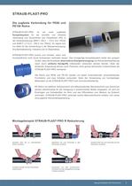 Technisches Manual STRAUB-PLAST-PRO-3