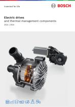 Electric drives and thermal management components